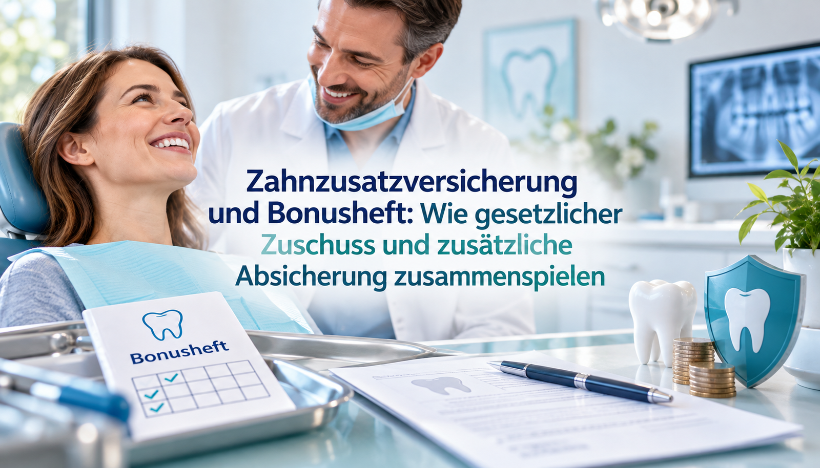 Zahnzusatzversicherung und Bonusheft: Wie gesetzlicher Zuschuss und zusätzliche Absicherung zusammenspielen