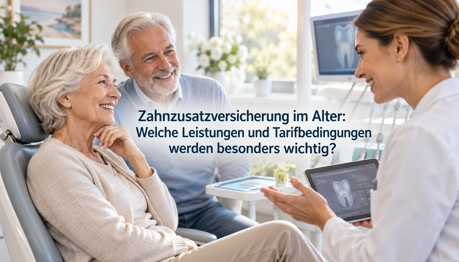 Zahnzusatzversicherung im Alter: Welche Leistungen und Tarifbedingungen werden besonders wichtig?